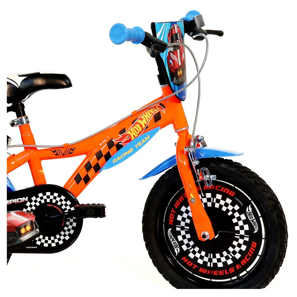 Dino Bikes 14´´ Hot Wheels Cykel, Orange, 4-6Y