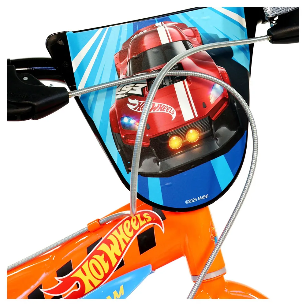 Dino Bikes 14´´ Hot Wheels Cykel, Orange, 4-6Y