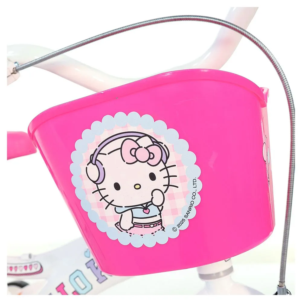 Dino Bikes 16´´ Hej Kitty Cykel, White, 5-7Y