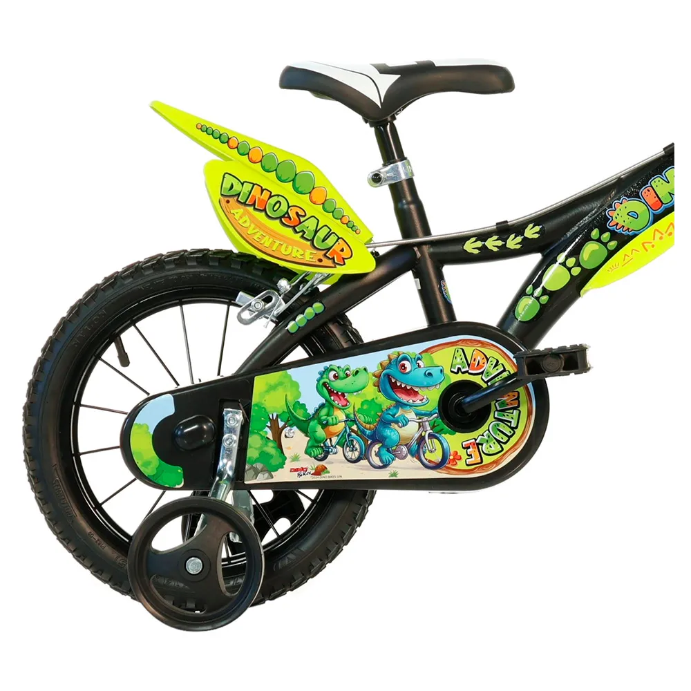 Dino Bikes Dino Adventure 16´´ Cykel, Black / yellow, 5-7Y