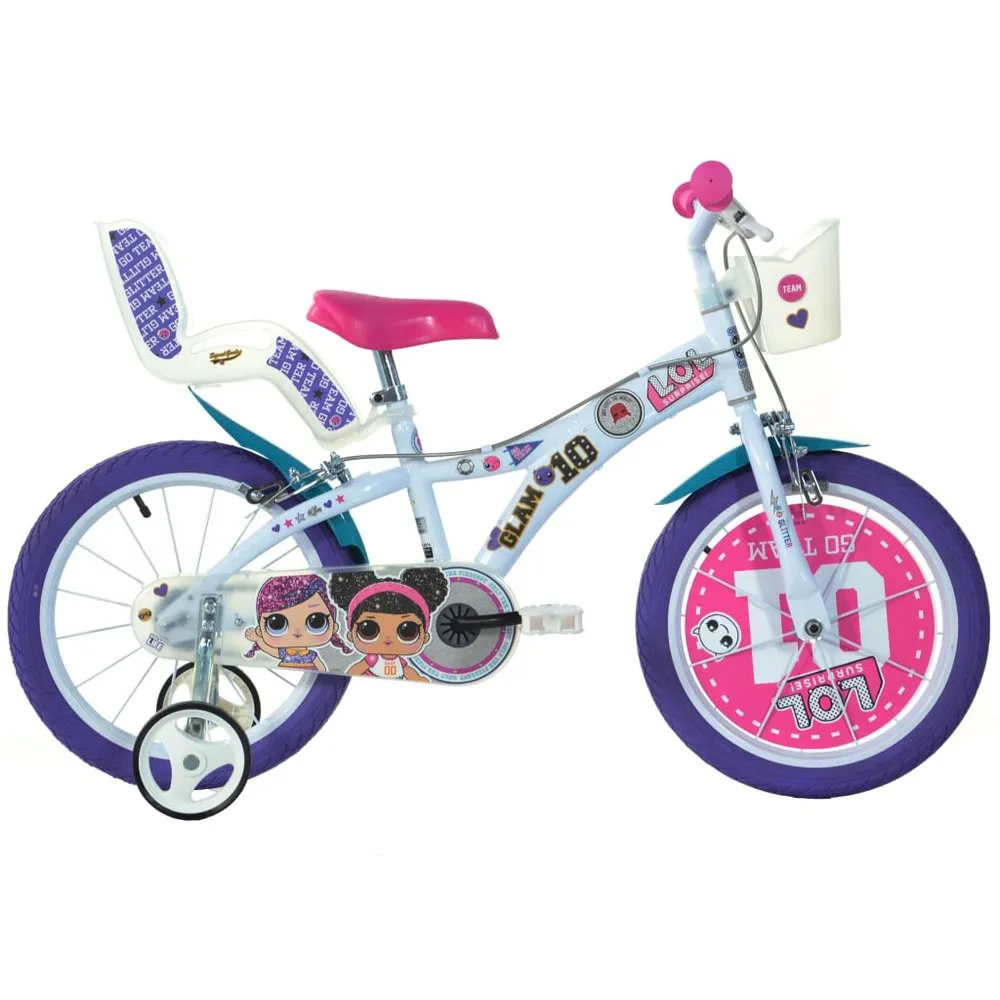 Dino Bikes Lol 16´´ Cykel, Pink, 6-8Y Dino Bikes Lol 16´´ Cykel, Pink, 6-8Y