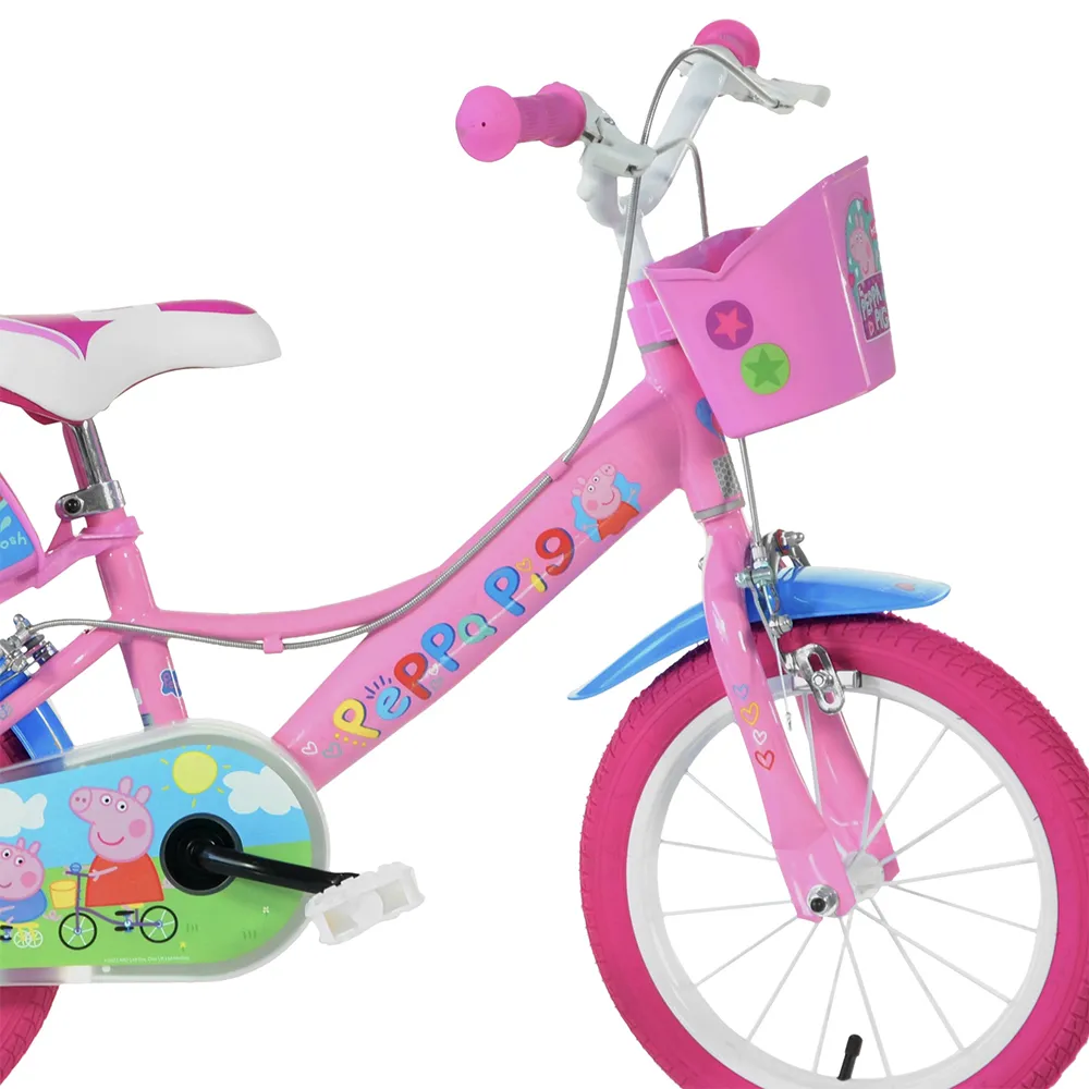 Dino Bikes Peppa Pig 14 Cykel, Pink, 4-7Y Dino Bikes Peppa Pig 14 Cykel, Pink, 4-7Y