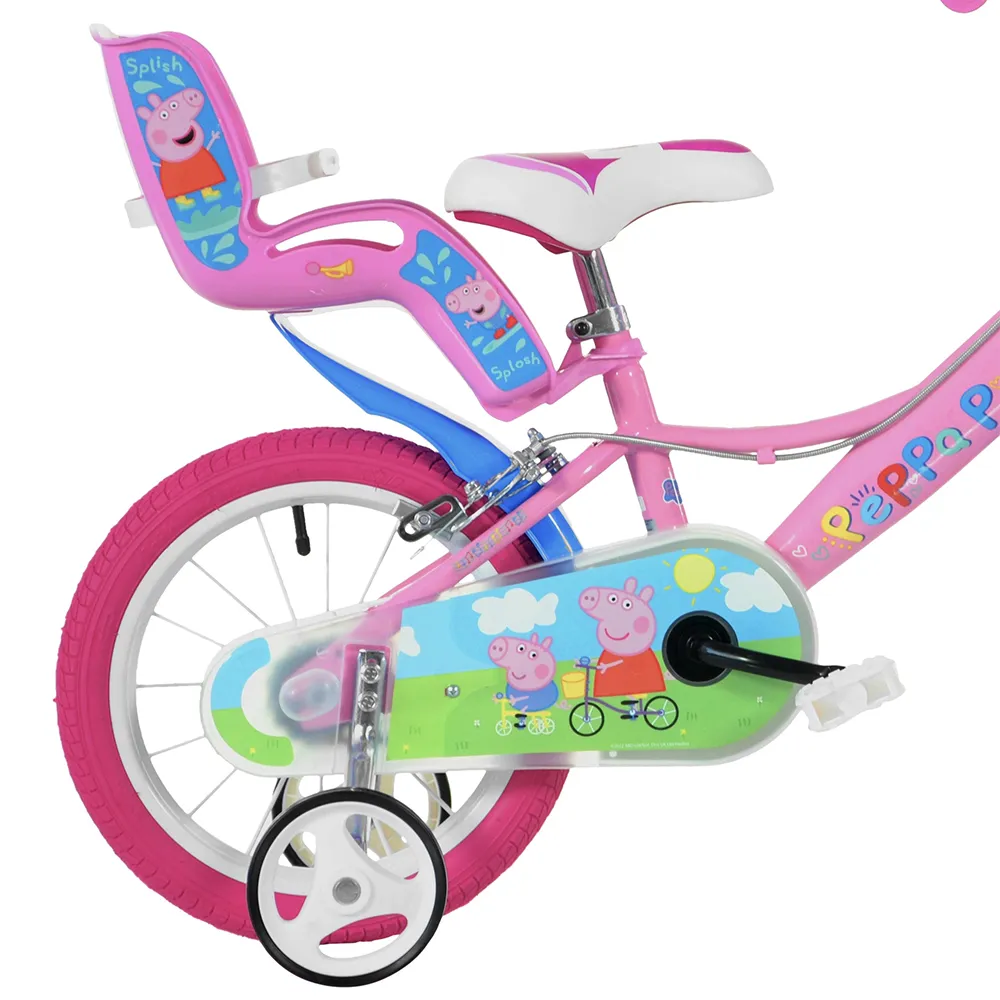 Dino Bikes Peppa Pig 14 Cykel, Pink, 4-7Y Dino Bikes Peppa Pig 14 Cykel, Pink, 4-7Y