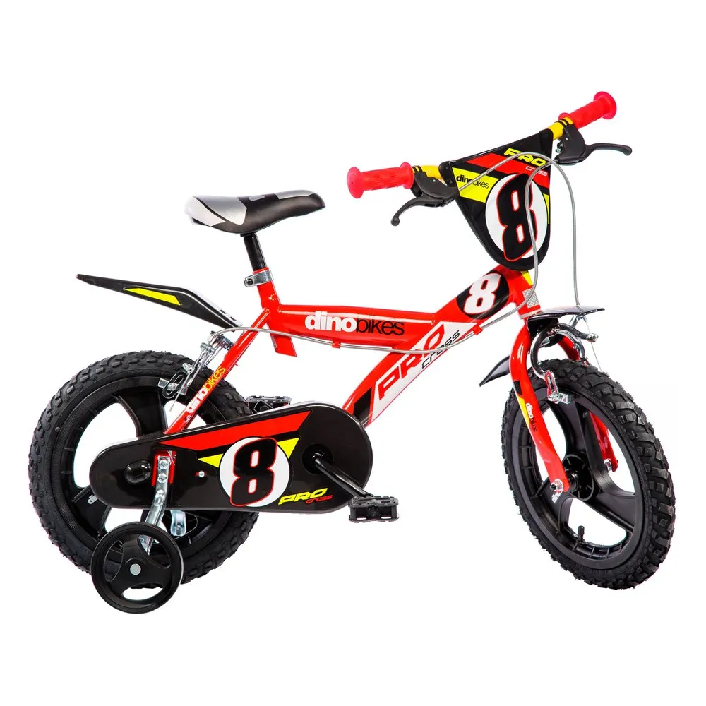 Dino Bikes Pro Cross 14´´ Cykel, Red, 4-6Y Dino Bikes Pro Cross 14´´ Cykel, Red, 4-6Y