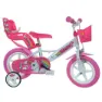 Dino Bikes Unicorn 12 Cykel, Pink, 3-5Y