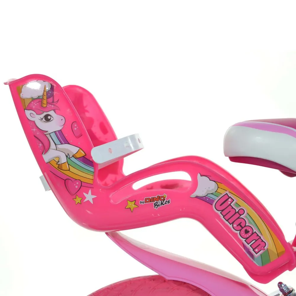 Dino Bikes Unicorn 14 Cykel, Pink, 4-7Y Dino Bikes Unicorn 14 Cykel, Pink, 4-7Y