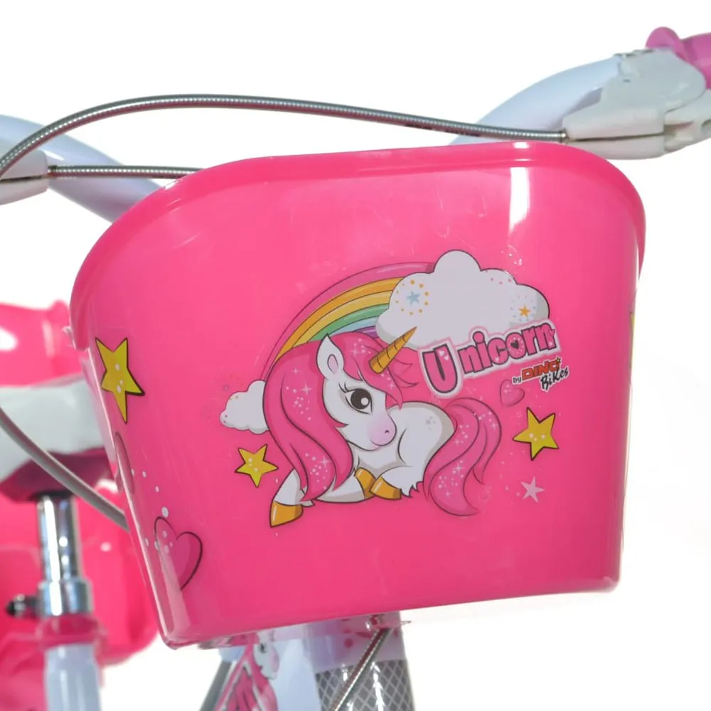 Dino Bikes Unicorn 14 Cykel, Pink, 4-7Y Dino Bikes Unicorn 14 Cykel, Pink, 4-7Y