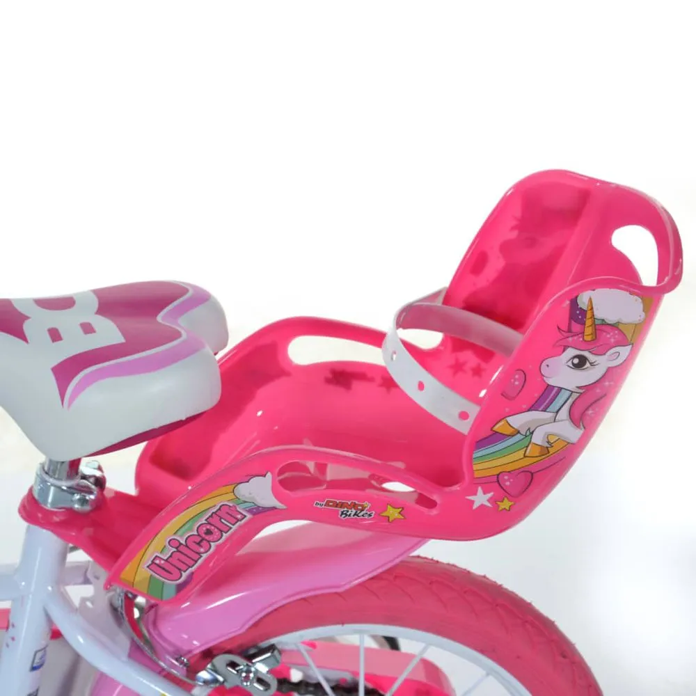 Dino Bikes Unicorn 14 Cykel, Pink, 4-7Y Dino Bikes Unicorn 14 Cykel, Pink, 4-7Y
