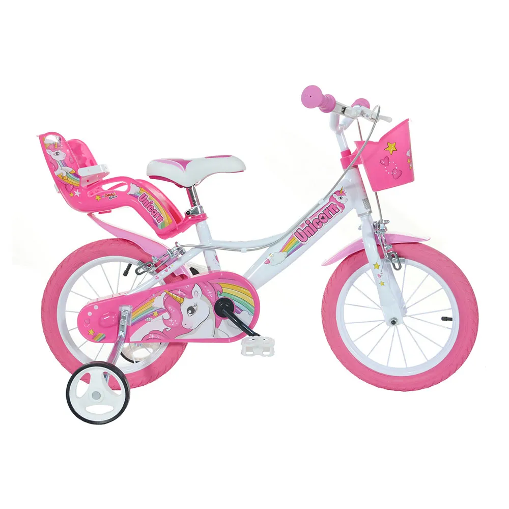 Dino Bikes Unicorn 16 Cykel, Pink, 4-5Y Dino Bikes Unicorn 16 Cykel, Pink, 4-5Y