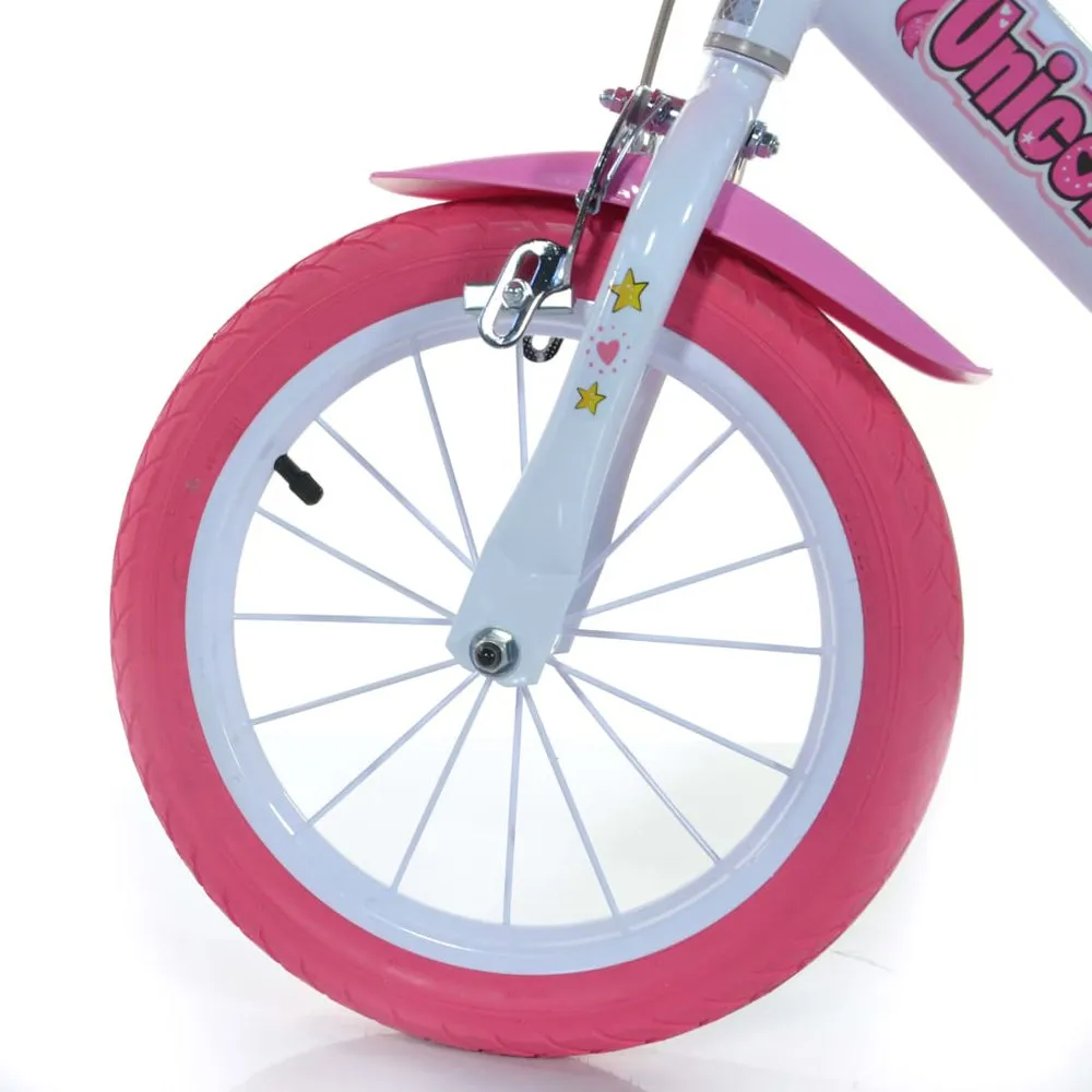 Dino Bikes Unicorn 16 Cykel, Pink, 4-5Y Dino Bikes Unicorn 16 Cykel, Pink, 4-5Y