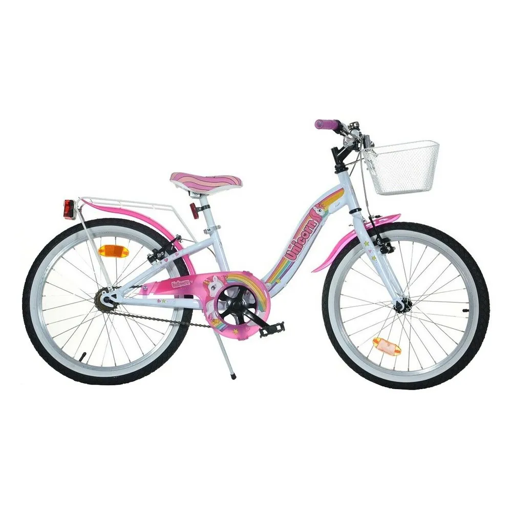 Dino Bikes Unicorn 20´´ Cykel, Pink, 7Y