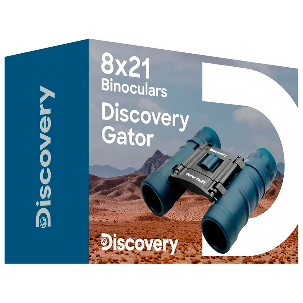 Discovery Gator 8x21 Kikare, Black / blue, One Size