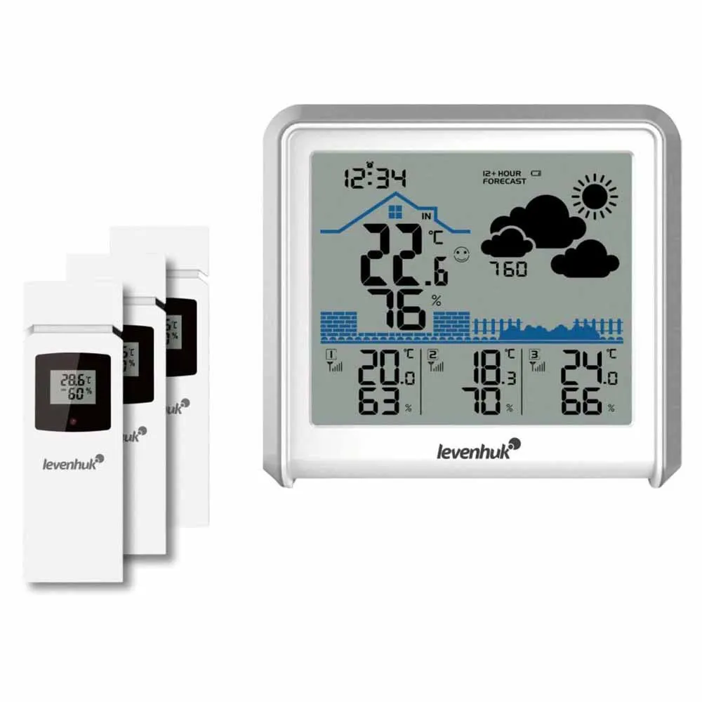 Discovery Wezzer Plus Lp50 Väderstation, White / silver, One Size Discovery Wezzer Plus Lp50 Väderstation, White / silver, One Size