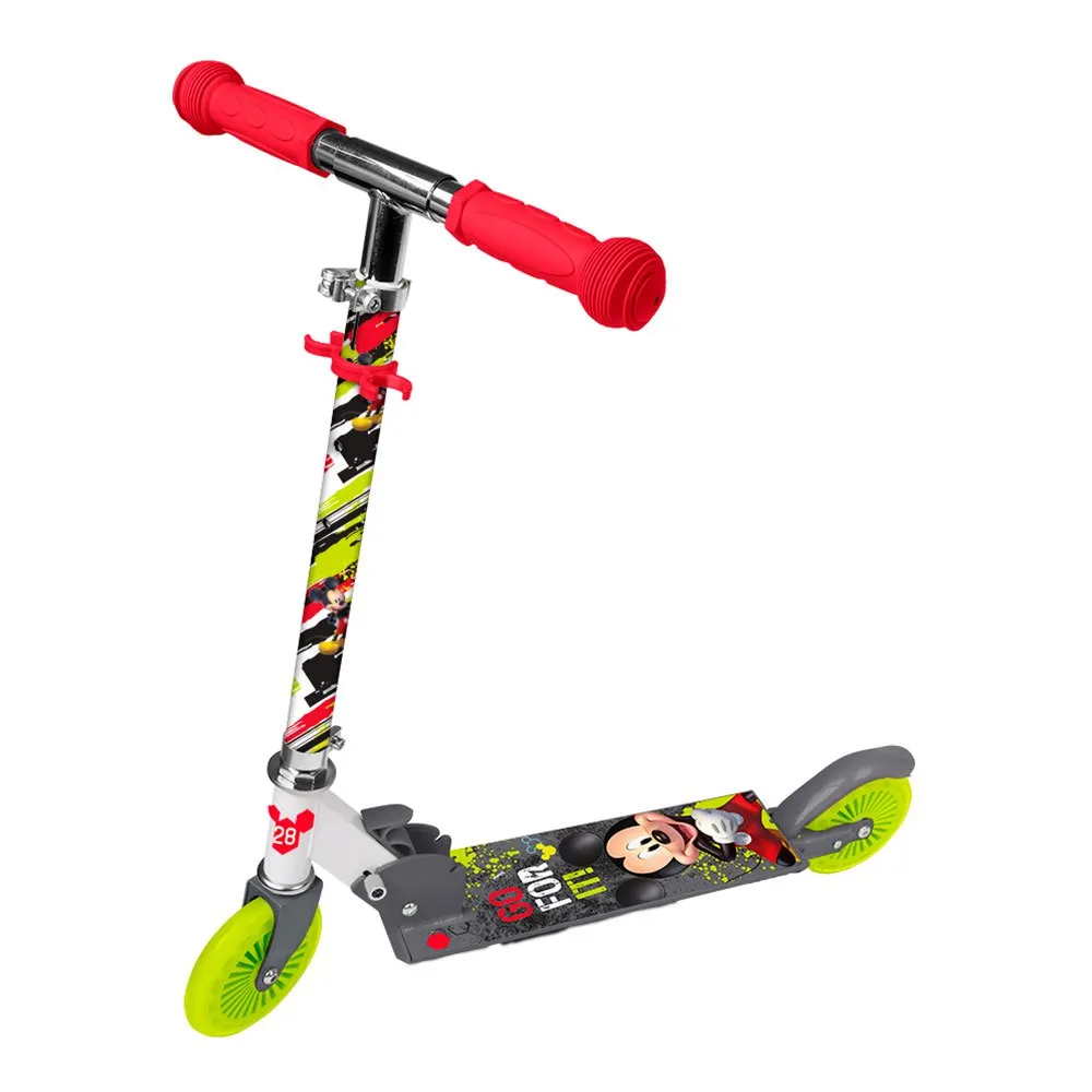 Disney 3-hjulig Sparkcykel För Ungdomar, Green / red, One Size