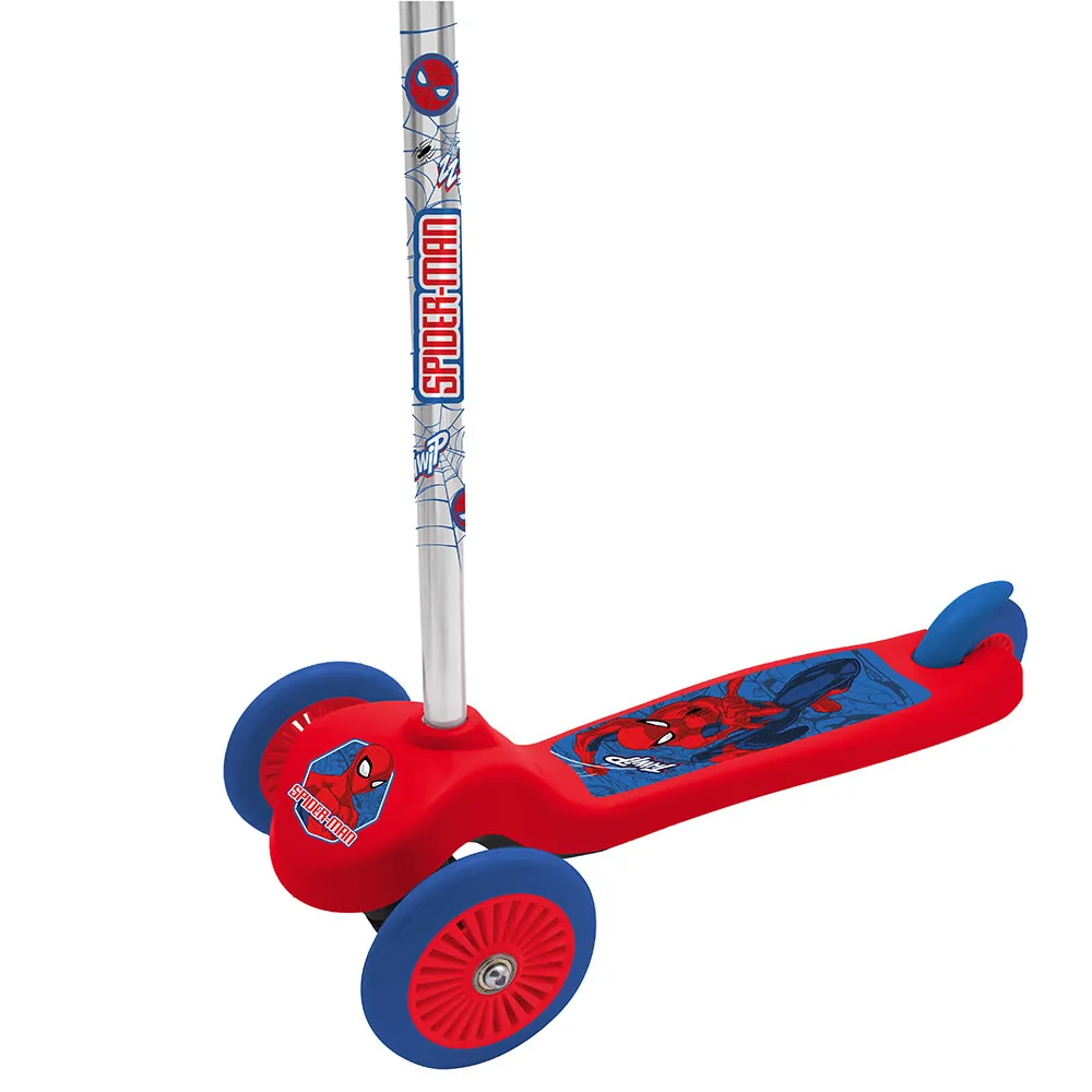 Disney 3 Wheels Balance Spider-man Sparkcykel, Red, One Size