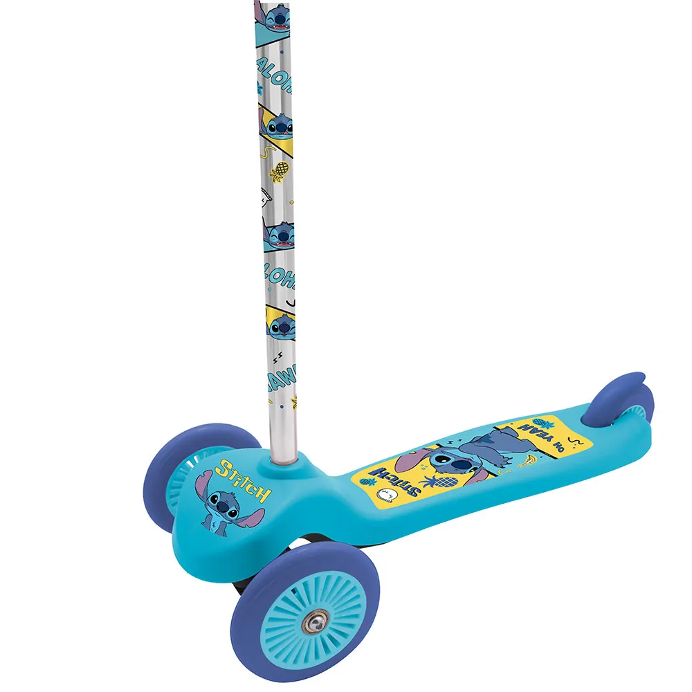 Disney 3 Wheels Balance Stitch Sparkcykel, Light blue, One Size