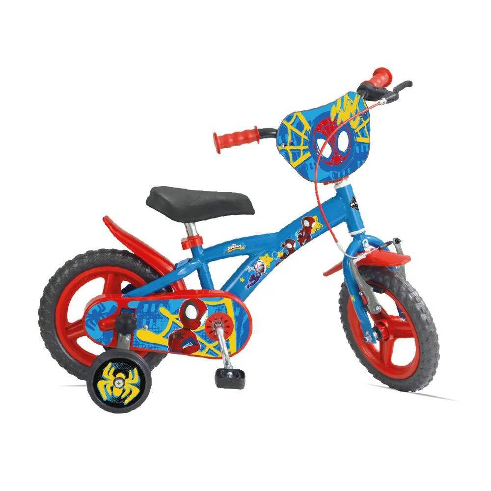 Disney Spiderman 12´´ Cykel, Multicolor, One Size
