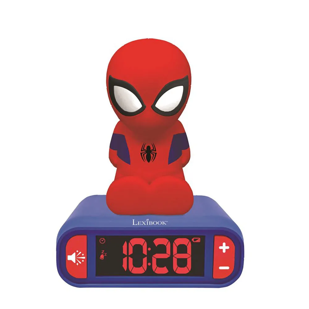 Disney Spiderman 3d Digital Väckarklocka, Multicolor