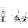 Dkn Technology Rb-5 Recumbent Motionscykel, Black, One Size