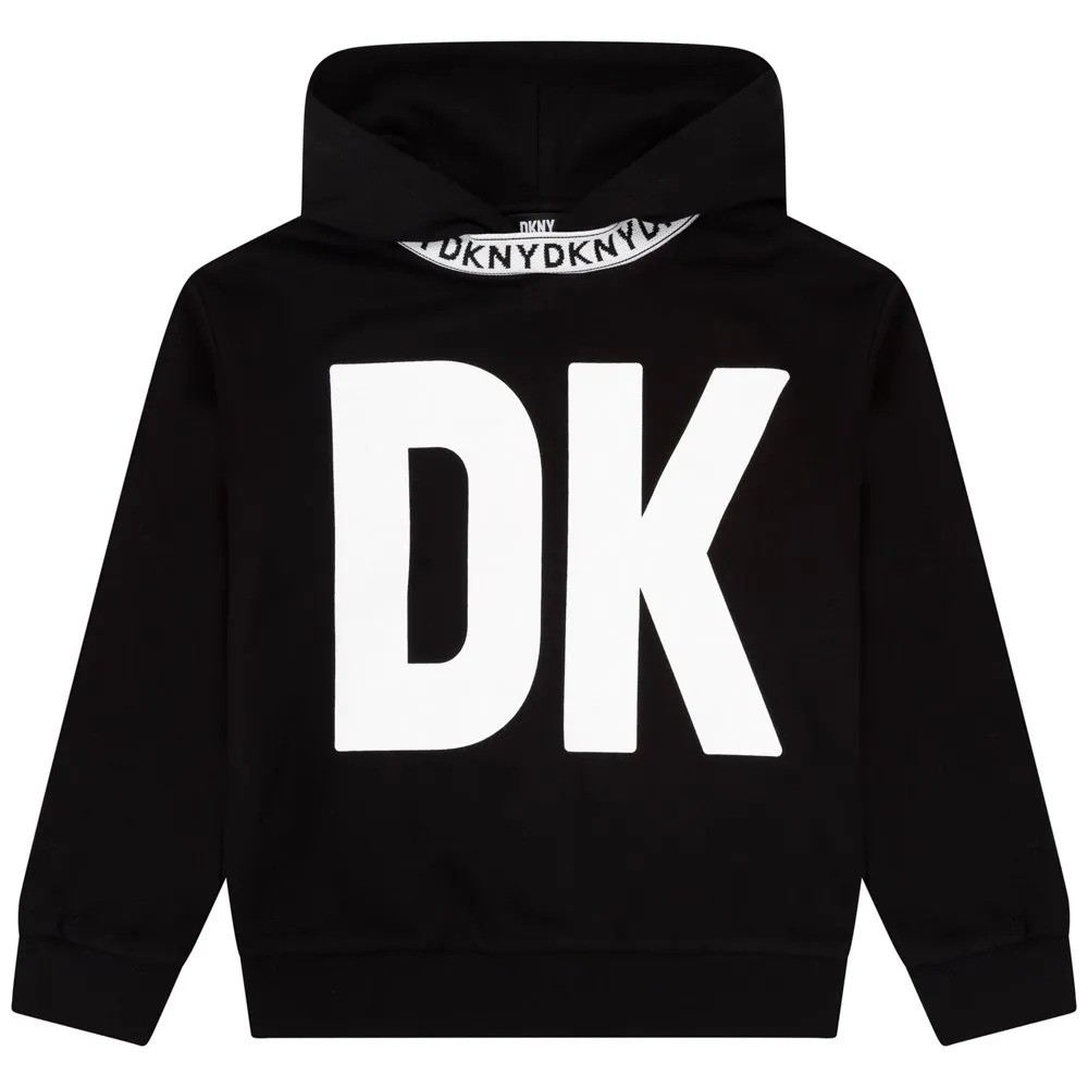 Dkny D25e03 Tröja Med Huva, Black, 10Y Dkny D25e03 Tröja Med Huva, Black, 10Y