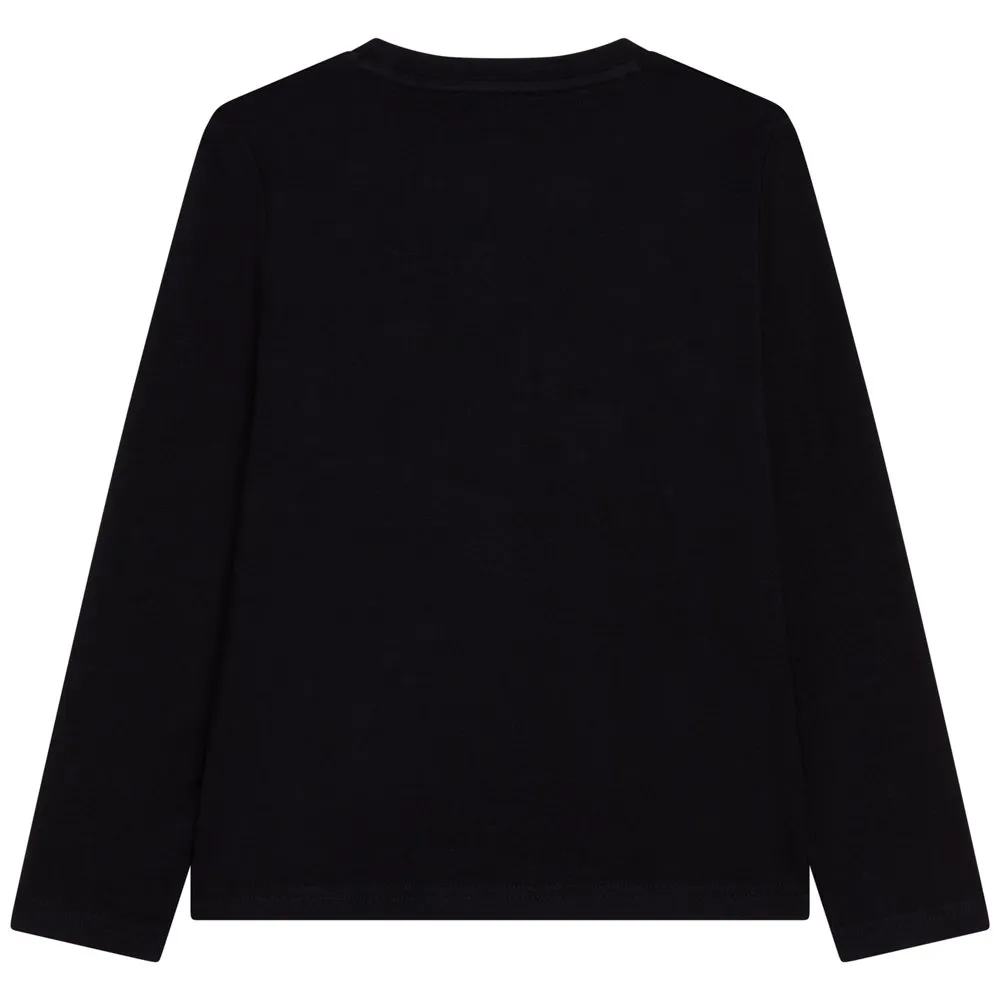 Dkny D25e21 T-shirt Med Lång ärm, Black, 6Y Dkny D25e21 T-shirt Med Lång ärm, Black, 6Y