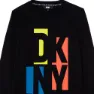 Dkny D25e21 T-shirt Med Lång ärm, Black, 6Y