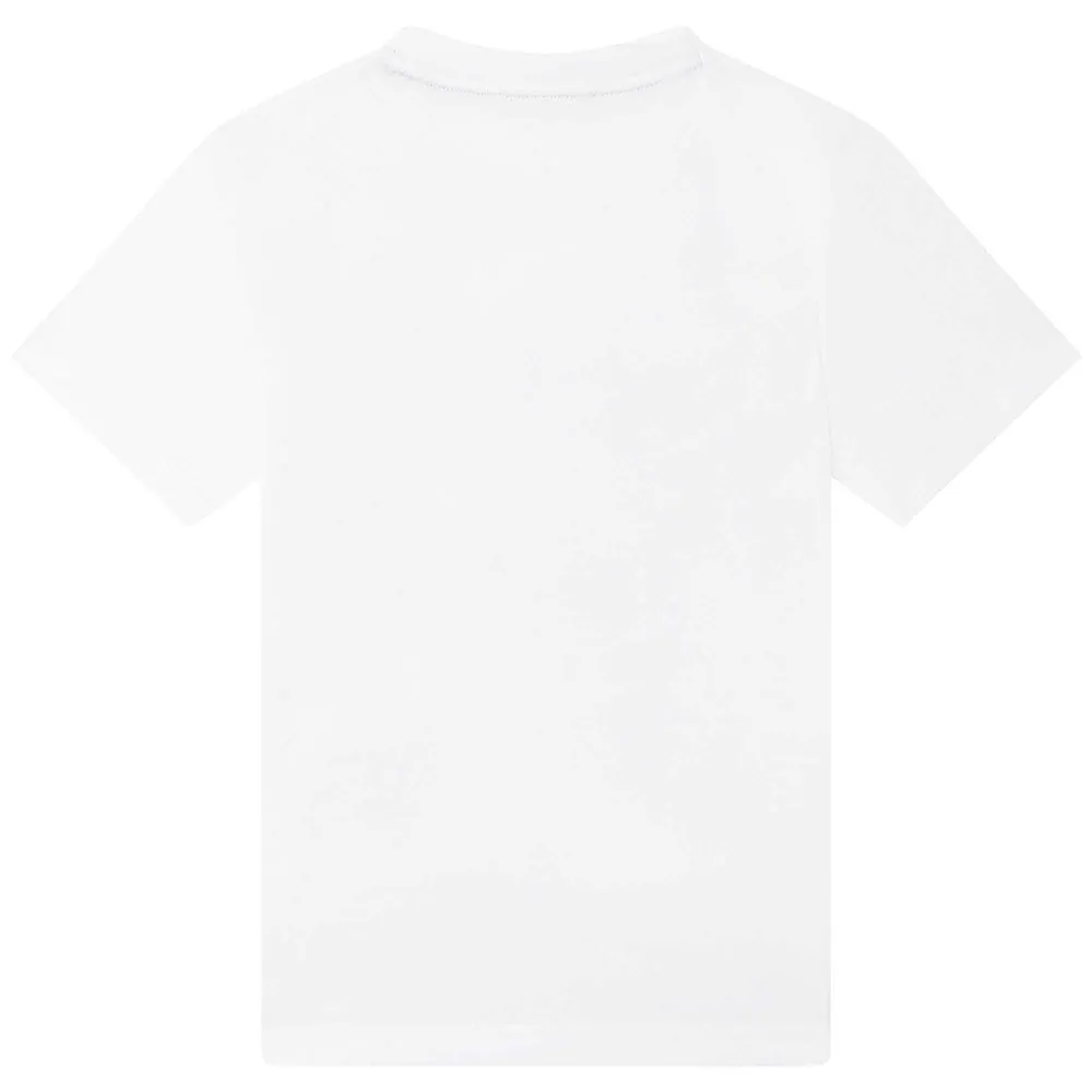 Dkny D25e48 T-shirt Med Korta ärmar, White, 10Y