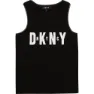 Dkny D35r21 ärmlös T-shirt, Black, 8Y