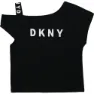 Dkny D35r44 ärmlös T-shirt, Black, 8Y
