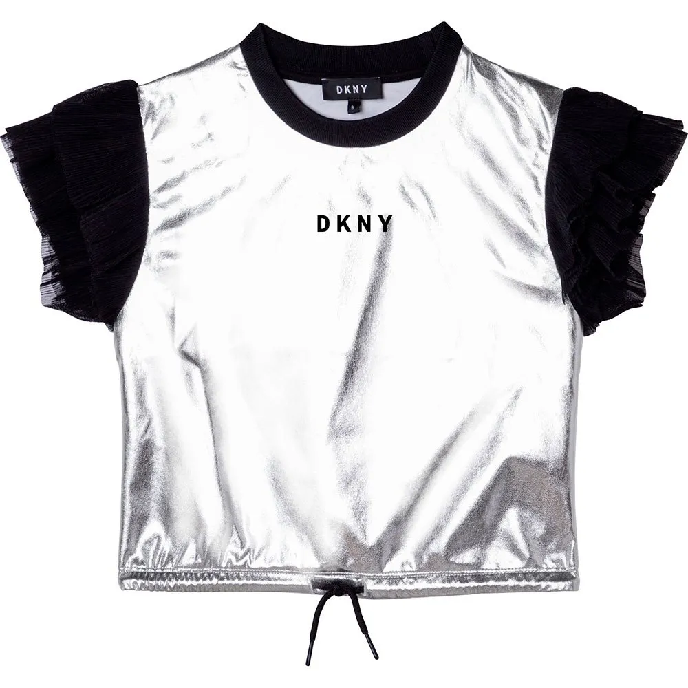 Dkny D35r74-016 T-shirt Med Korta ärmar, Grey, 8Y