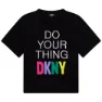 Dkny D35s31 T-shirt Med Korta ärmar, Black, 6Y