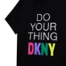 Dkny D35s31 T-shirt Med Korta ärmar, Black, 6Y