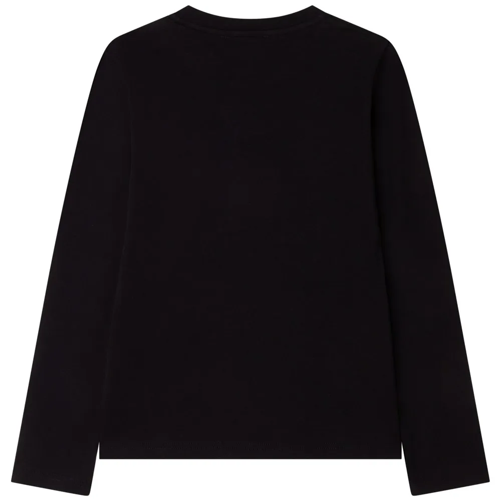 Dkny D35s32 T-shirt Med Lång ärm, Black, 10Y Dkny D35s32 T-shirt Med Lång ärm, Black, 10Y