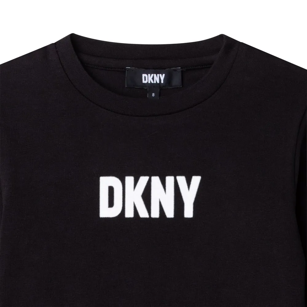 Dkny D35s32 T-shirt Med Lång ärm, Black, 10Y Dkny D35s32 T-shirt Med Lång ärm, Black, 10Y