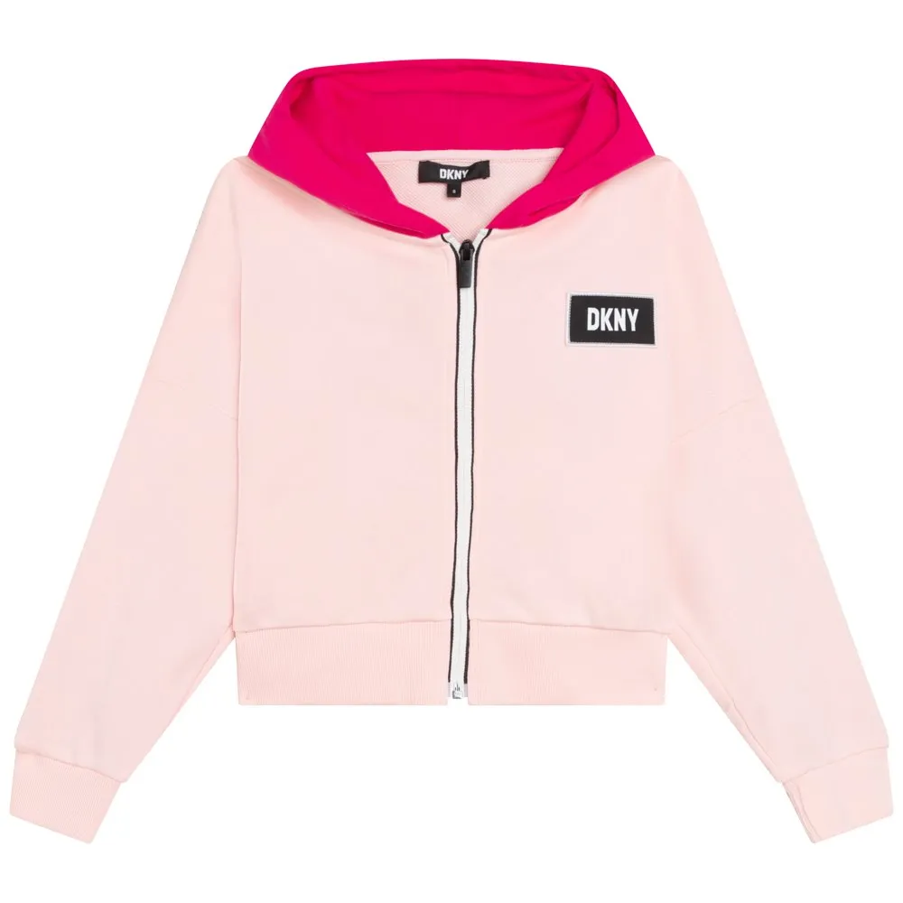 Dkny D35s55 Tröja Med Huva, Pink, 10Y