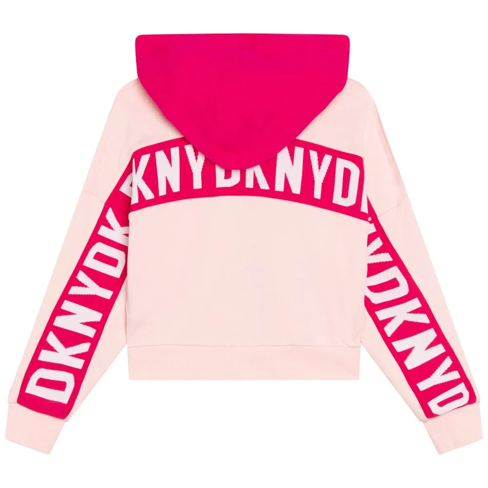 Dkny D35s55 Tröja Med Huva, Pink, 10Y
