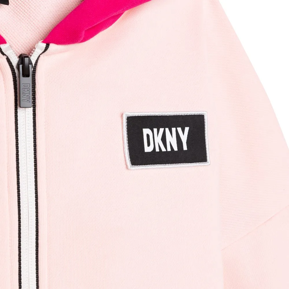 Dkny D35s55 Tröja Med Huva, Pink, 10Y