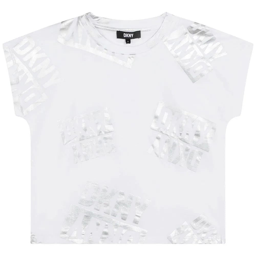 Dkny D35s77 T-shirt Med Korta ärmar, White, 16Y