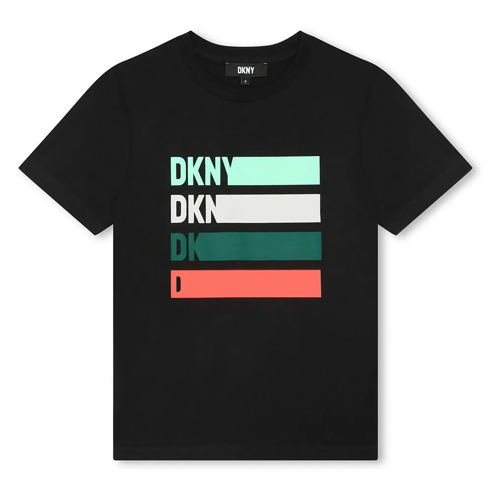 Dkny D60024 T-shirt Med Korta ärmar, Black, 10Y