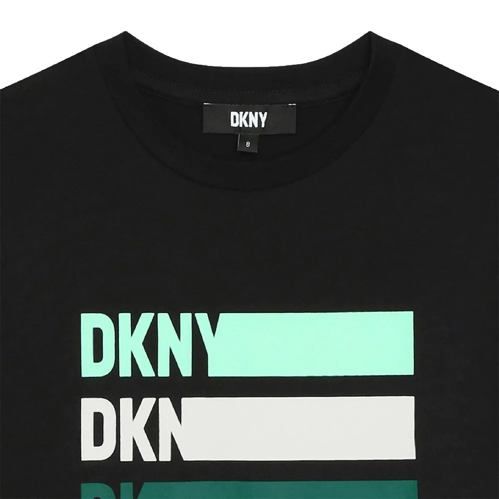 Dkny D60024 T-shirt Med Korta ärmar, Black, 10Y