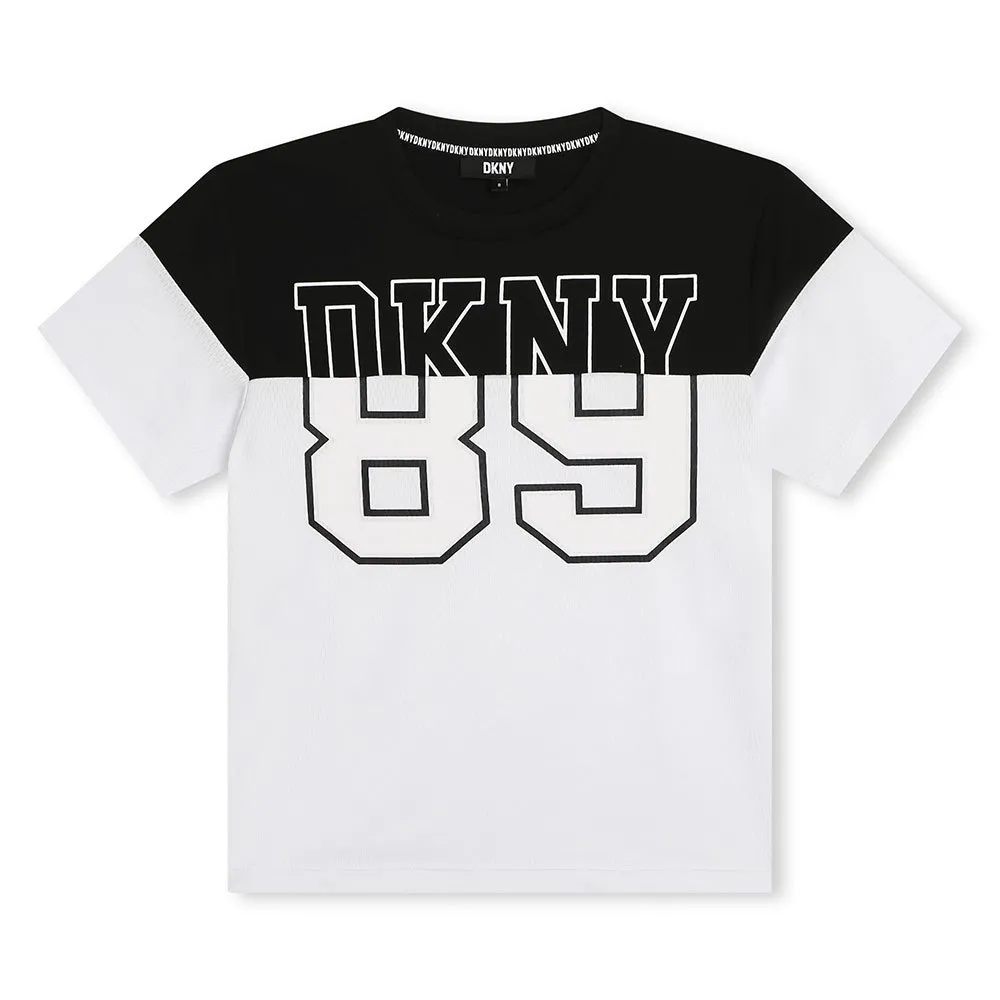 Dkny D60027 T-shirt Med Korta ärmar, Multicolor, 5Y