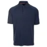 Dlx Kelleth Kortärmad Polotröja, Navy marl