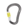 DMM Shadow Hms Screwgate, Titanium/Lime, One Size