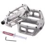 DMR V8 Classic Flat Cykelpedaler, Polished silver, One Size