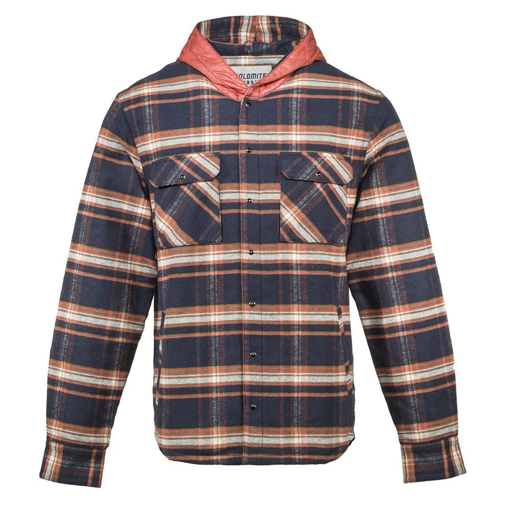 Dolomite Con Capucha Overshirt Quilted Jacka