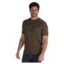 Dolomite Cristallo Merino Ss T-shirt Med Korta ärmar, Burnished green