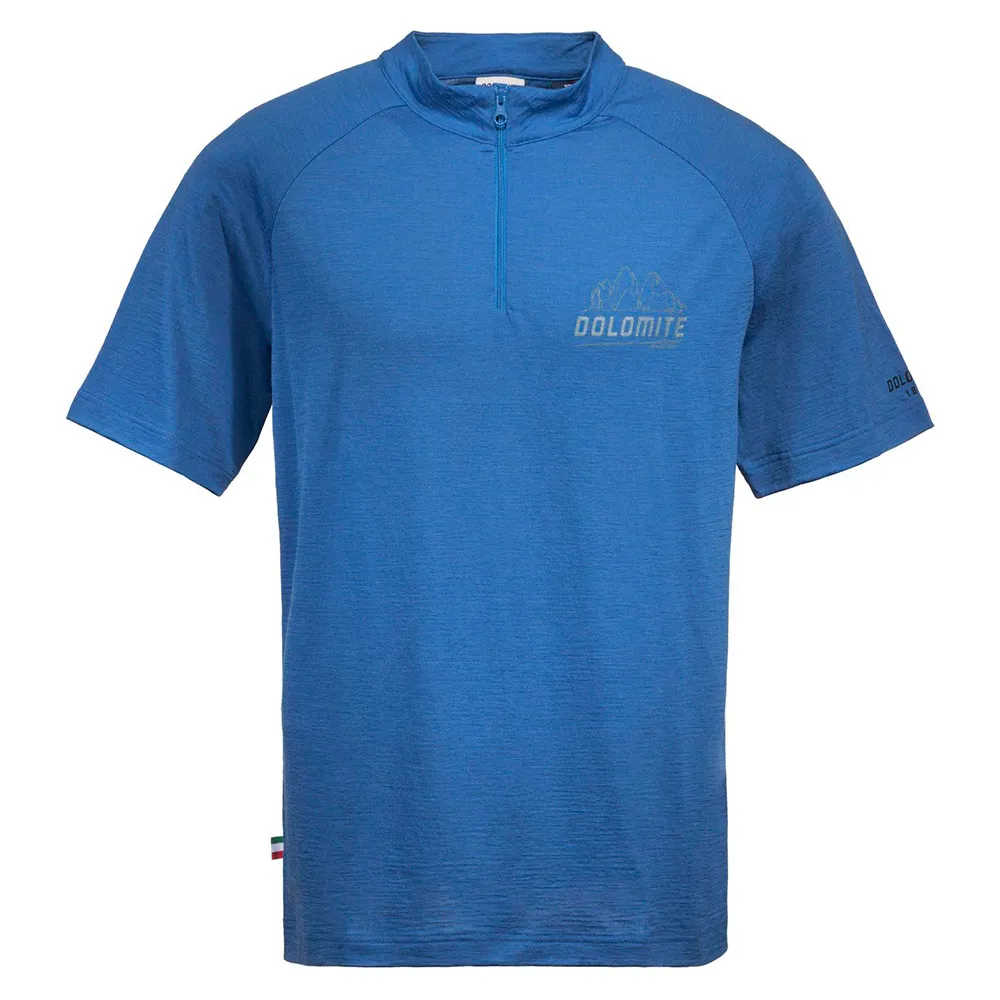Dolomite Cristallo Zip Merino Ss T-shirt Med Korta ärmar