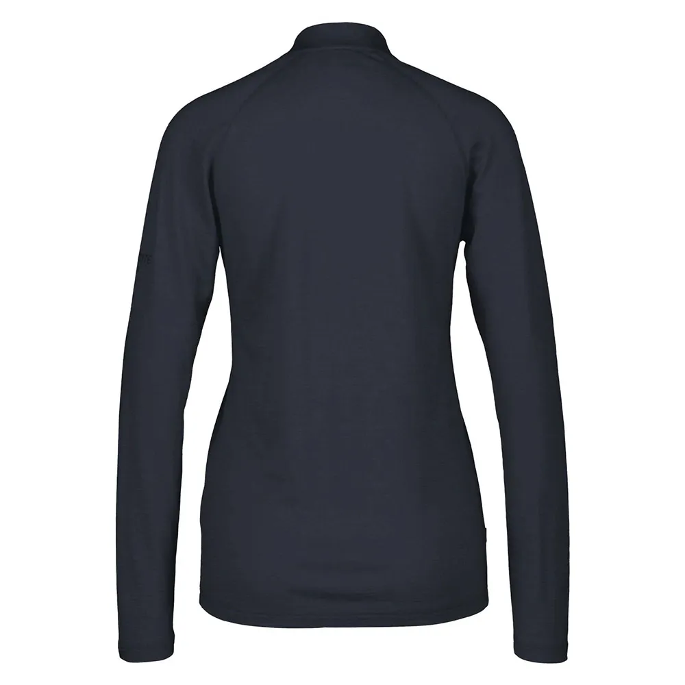 Dolomite Cristallo Zip Merino T-shirt Med Korta ärmar, Wood blue