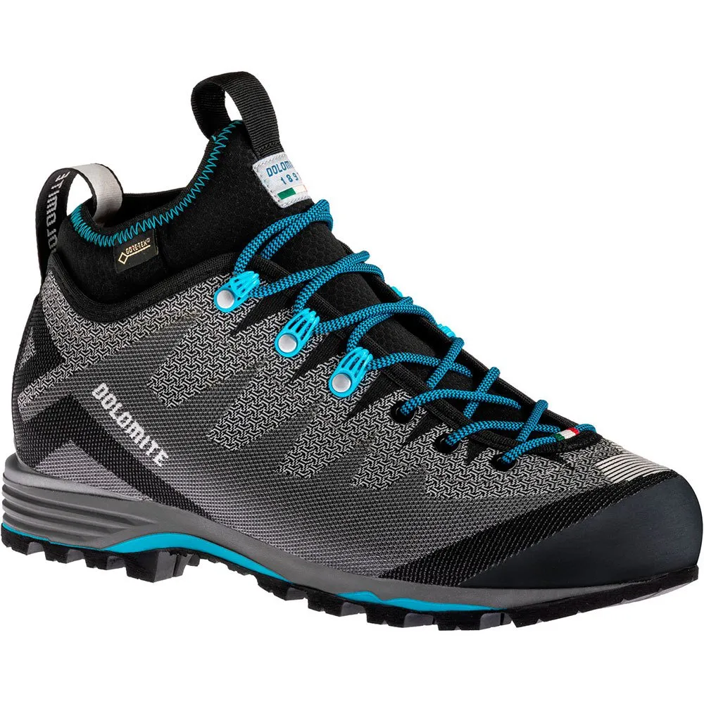 Dolomite Veloce Goretex Approachskor, Pewter grey / lake blue