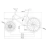 Dom Cargo Cykel, Red, One Size